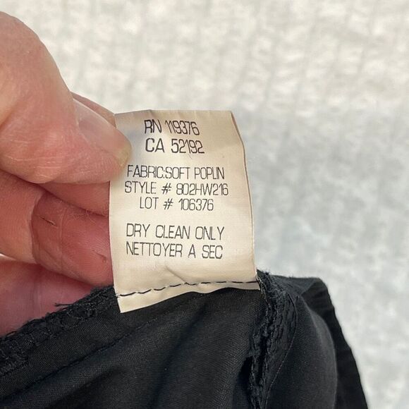 Helmut Lang Black Relaxed Cotton Pleated Soft Poplin Chino Shorts Size 6 - Picture 7 of 9